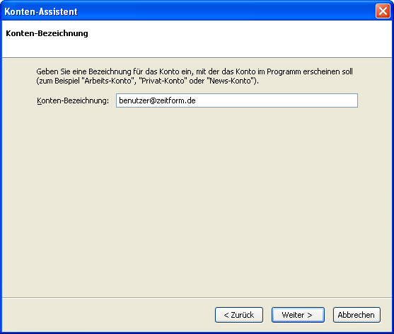 Konfiguration von Mozilla Thunderbird - Schritt 5